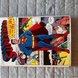 Superman From the 30s to the 70s Book 1971 1st Ed Printing HC/DJ Fine/NM